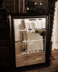 Display your spirit with officially licensed houston office supplies, home furnishings, and more from the ultimate sports store. Frankly My Dear I Don T Give A Damn Houston Home Decor Mirror Calligraphy Slinging Ink