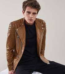 Sully Leather Biker Jacket Men S Coats And Jackets Mens Fashion Jackets