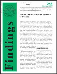 A trusted independent health insurance guide since 1994. Community Based Health Insurance In Rwanda