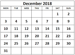December 2018 Calendar Word Doc Calendar Word 2018 Calendar Template Free Printable Calendar Templates