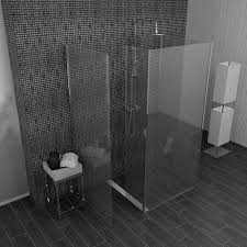 Dusche Glaswand 4 Teilige Walk In Dusche 3 Feste 1 Bewegliche Glaswand Walk In Dusche Dusche Glaswand