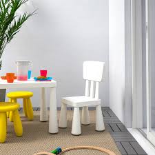 Как обустроить дом с ikea. Mammut Children S Chair In Outdoor White Ikea