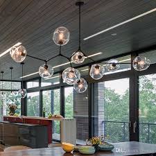 Lindsey Adelman Chandeliers Lighting Modern Novelty Pendant Lamp Natural Tree Branch Suspension Christ Pendent Lighting Dinning Room Lighting Bubble Chandelier