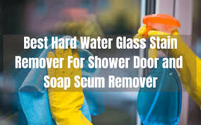 Hard water is one of the most common obstacles in keeping your glass shower bright and beautiful. 11 Best Hard Water Glass Stain Remover For Shower Door And Soap Scum Remover Foodalltime