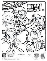 The show emphasizes the importance of movement for children through a plot element called animoves. Mcdonalds Happy Meal Coloring Sheet Teen Titans Go Kids Time