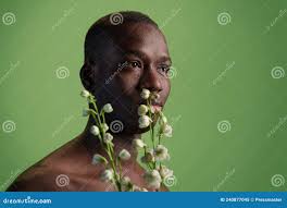 272 Man Holding Lily Stock Photos
