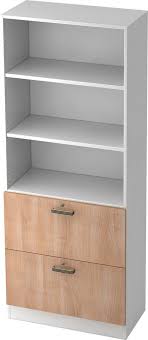 Ikea regal schrank mit türen und schubkästen im top zustand. Bumo Hangeregisterschrank Om 7300 Abschliessbar Hangeregistratur Regal Schrank Kombi Buroschrank Dekor Weiss Nussbaum Online Kaufen Otto