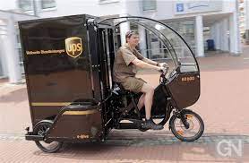 Paketbeförderung bei ups jedoch bedeutet, sendung in den laster. Wenn Das Paket Mit Dem E Bike Kommt