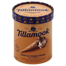 Womansday.com takes dessert to a whole new level with its brownie ice cream sandwiches recipe, moist dark chocolate brownies sandwiching creamy vanilla bean ice cream. Tillamook Waffle Cone Swirl Ice Cream From H E B In Houston Tx Burpy Com