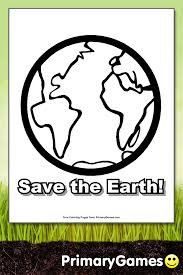 Earth day & environmental coloring pages. Save The Earth Coloring Page Free Printable Pdf From Primarygames