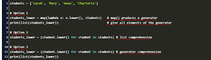 If what you are asking is how can you change the order of the columns, then suppose you have a dataframe with 3 columns, call them 'col1', 'col2' and 'col3'. Make All Letters Lowercase Python Code Example