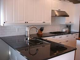Backsplash Black And White Granite Countertops Need Pics White Cabinets And Kitchens Forum Gardenweb Black Countertops White Cabinets Black Countertops Black Kitchens