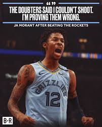 Bleacher Report On Instagram Jamorant Hears The Doubters Went At An Mvp And Came Out On Top Via Mrpologuy In 2020 Bleachers Mvp Live Channels