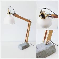 Our wide range of l shaped desks, corner desks, and computer desks can fit inside any workspace, large or small. Wooden Concrete Desk Lamp Album On Imgur