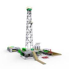 Land Oil Rig 3d Model 3d Model Oil Rig Earth Moving Equipment Oil And Gas