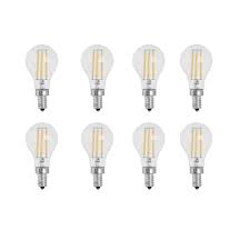 Feit Electric 75 Watt Equivalent A15 Candelabra Base Dimmable Filament Led Clear Glass Light Bulb In Soft White 8 Pack Bpa1575c 827 Fil 2 4 The Home Depot In 2021 Clear Light Bulbs Light Bulb Glass Lighting