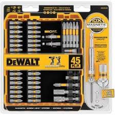 Dewalt Maxfit Screwdriving Set 45 Piece Dwa2sls45 At The Home Depot Tournevis Perceuse Visseuse