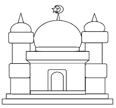 Gambar rumah sederhana, gambar rumah tingkat dan sketsa gambar rumah. Kumpulan Gambar Mewarnai Masjid Untuk Anak Paud Dan Tk Islami Anak Sd Islami