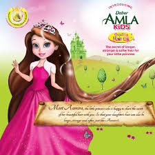 dabur amla kids hair oil has the goodness of amla nourishment with added benfits of almonds and olives this ensures your fitness beauty little princess dabur