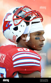 September10, 2011: UTEP Miners defensive back Travaun Nixon #5 in action  during the NCAA Football game between the Southern Methodist University  Mustangs and University of Texas El Paso Miners the at Gerald