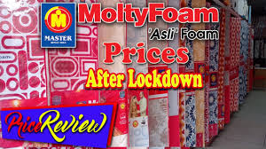 Meanwhile, the diamond supreme foam price list 2021 shows that how. Master Molty Foam Mattress Prices After Lockdown By Price Review Youtube