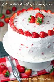 Hurlbert's recipe calls for 1/2 cup heavy cream, whipped—so corriher started adding just that to other recipes: Strawberries Cream Cake Let S Dish Recipes