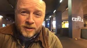 HOMELESS MAN IN HOSPITAL GOWN IN FREEZING UNDERPASS NEAR WHERE KANE WALKER  DIED