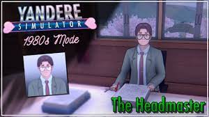The Young Headmaster (All Interactions) - Yandere Simulator 1980s Mode -  YouTube