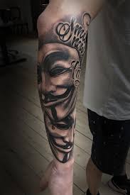 That's right, the legit guy fawkes apparently never wore the infamous mask. Morten Artwork Lowkey Tattoo