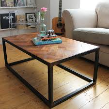44wx24dx18.25h assembly required read more Upcycled Parquet Floor Coffee Table By Ruby Rhino Notonthehighstreet Com
