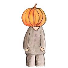 When you are all done with this drawing, you can choose to draw a bigger pumpkin head for your ghoulish character if you want, or you can just use the pumpkin i drew in the sketch. Pumpkin Head Art Drawing Rachelcreative