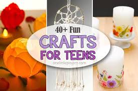 ‪40+ Fun Crafts for Teens – Easy Crafts for Teenagers & Tweens‬‏