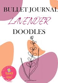 This video teaches you how to draw flower and how to shade it in simple stepsthanks for watching. How To Draw Lavender Flower Step By Step Tutorial For Your Bullet Journal