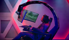 Gaming chair full set with 3x monitors (curved), 1desktop, 1keyboard, 1mouse,1 mouse pad, 1 headset) predator thronos gaming chair desktop: More Than Just A Gaming Chair Acer Unveils The Thronos Acer Thronos Gaming Chair 2 Jpg