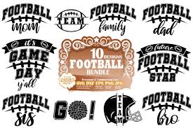 Download Football Svg Bundle 1 Football Family Svg Mom Svg Didiko Designs