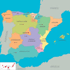 From there they went to ceuta and melilla, spanish territories in north africa, eventually branching out to other cities and islands. Mapa Da Espanha 2811531 Vetor No Vecteezy