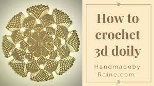 Crochet flowers are always a further addition to wearables, bags, home decorations. Amazing 3d Doily Crochet Tutorial