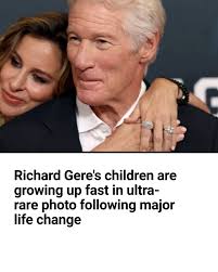 Richard Gere's children are growing up fast in ultra-rare photo following  major life change 😍 https://bit.ly/4i8KSfX