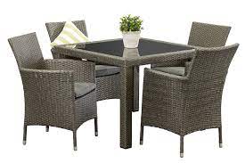 The 4 seater glass table have prime qualities and discounts that give you value for money. 4 Pacific Chairs Pacific Table Segals Outdoor Furniture