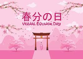 Vernal Equinox Day Celebration Background