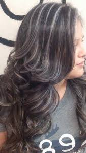 Image Result For Light Brown Hair With Grey Highlights Brown Hair With Silver Highlights Gray Hair Highlights Blending Gray Hair