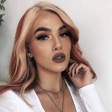 Human hair wigs is the best way to achieve a realistic & natural look,human wigs are idea for women who wish to have the most realistic natural appearance as close to your own hair. Blonde Front Streaks To Blue Highlights Hair Colours To Help You Flaunt The E Girl Look