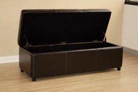 Check spelling or type a new query. Dark Brown Full Leather Storage Bench Ottoman With Stitching Wholesale Interiors