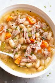 Add chicken stock and stir to combine all ingredients cover and cook on low for 8 hours. Ham And Bean Soup 15 Minute Recipe Cafe Delites