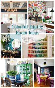 This dining room, for instance, has a nice shade of blue for the walls. Colorful Dining Room Ideas