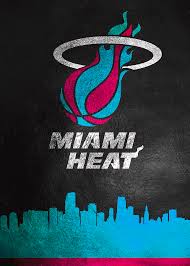 The heat's city edition jerseys are officially nicknamed the vice jerseys because of the color similarities with the logo of the popular 1984 tv series miami vice. Miami Heat Vice Skyline Digital Art By Ab Concepts