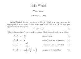 Exercises Quick Introduction To Latex Research Guides At Occidental College