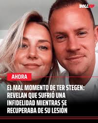 😥 Hace días, el arquero de Barcelona anunció en sus redes sociales su  separación de Daniela Jehle, su esposa. En un comunicado, confirmó que  tomaron la decisión luego de una "cuidadosa reflexión".