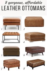 And when it comes to choosing a versatile style, an ottoman that can serve as a coffee table is a good option. Gorgeous And Affordable Leather Ottomans If You Re Looking For A Cozy Ottoman For Your Leather Ottoman Coffee Table Ottoman Decor Leather Ottomans Living Room