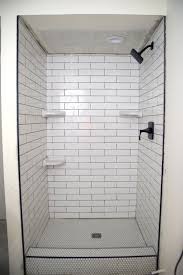 How To Tile A Basement Shower The Home Depot Blog Walk In Shower Shower Tile Shower Stall